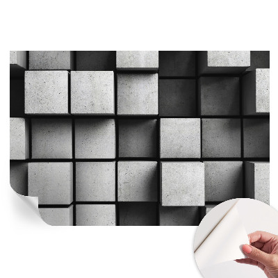 Tapeta fotograficzna samoprzylepna Geometryczne sześciany