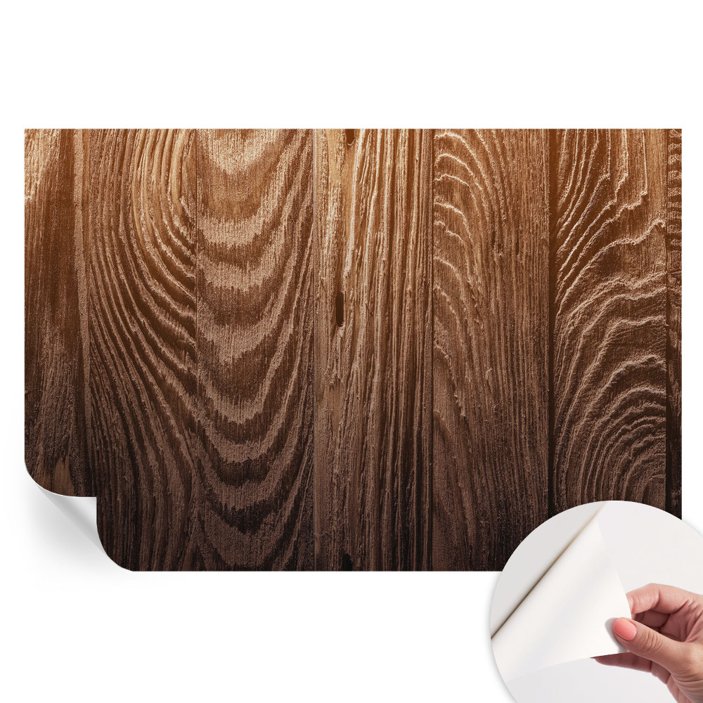 Fototapeta samoprzylepna do sypialni Drewniane słoje