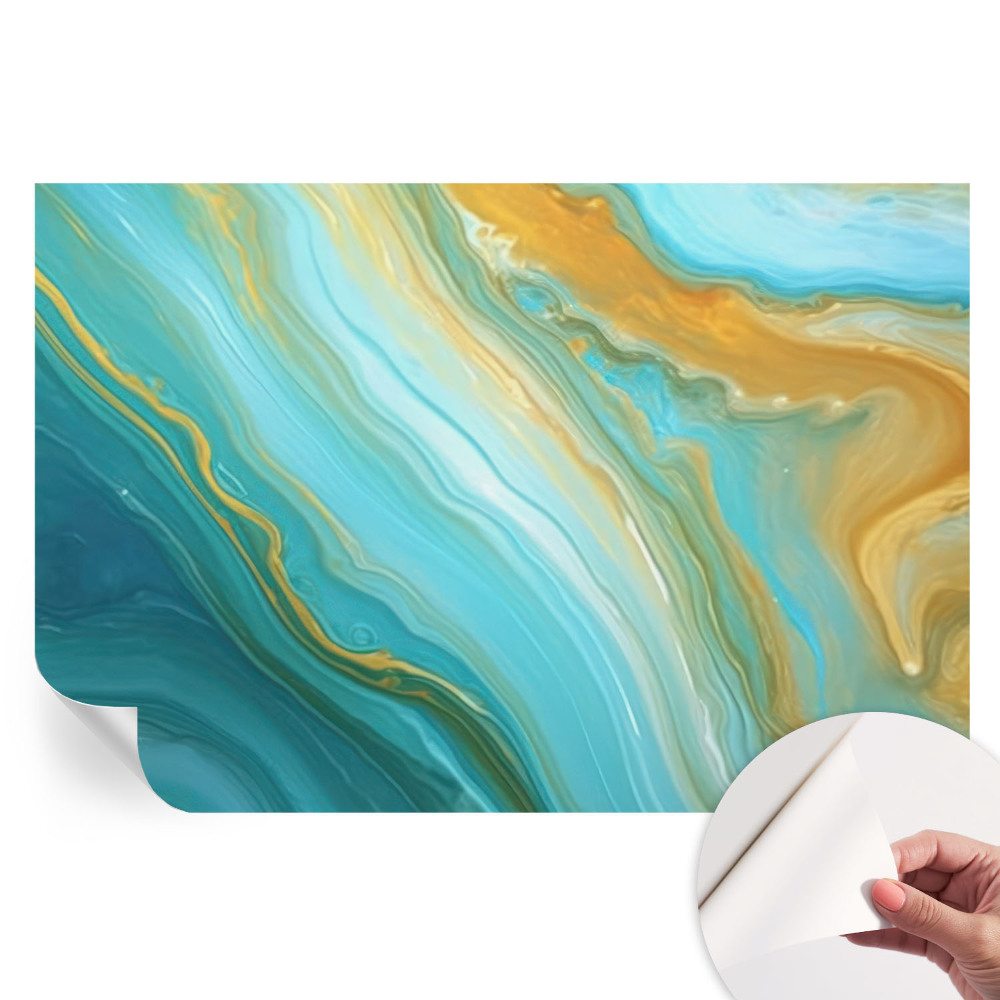 Fototapeta samoprzylepna na ścianę Abstrakcyjne fale