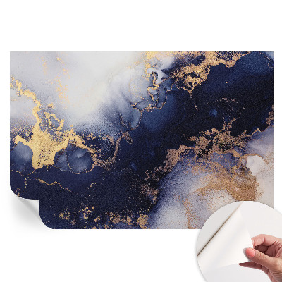 Tapeta fotograficzna samoprzylepna Granatowe fale