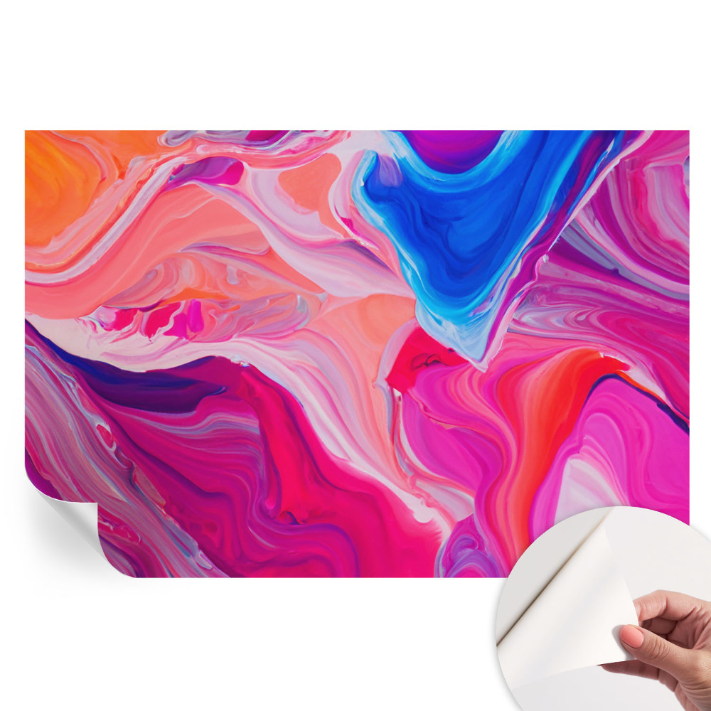 Nowoczesna fototapeta do salonu Płynne fale