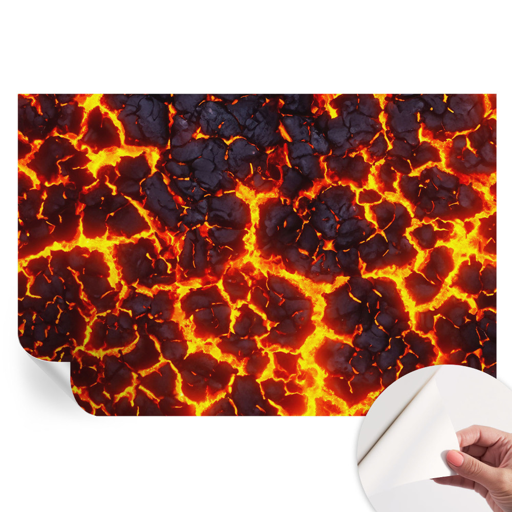 Fototapeta samoprzylepna na ścianę Mocna magma