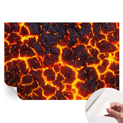 Fototapeta samoprzylepna na ścianę Mocna magma