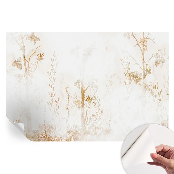 Samoprzylepna fototapeta na ścianę Botaniczna elegancja