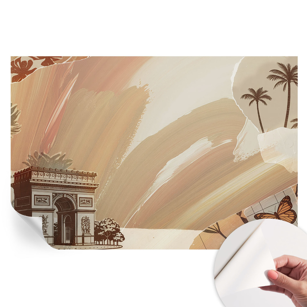 Fototapeta samoprzylepna do sypialni Egzotyczna podróż