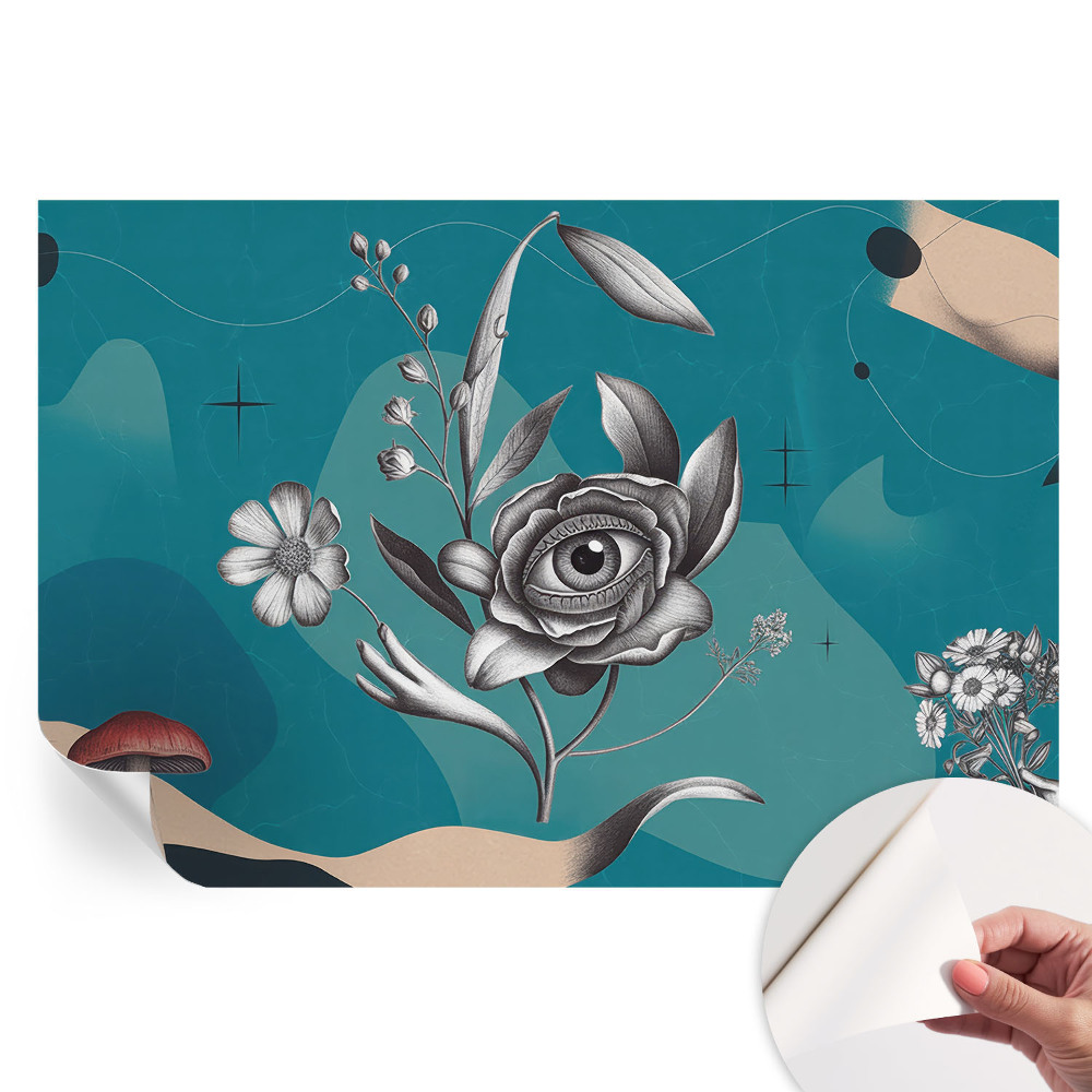 Fototapeta samoprzylepna do sypialni Kwiatowe oko