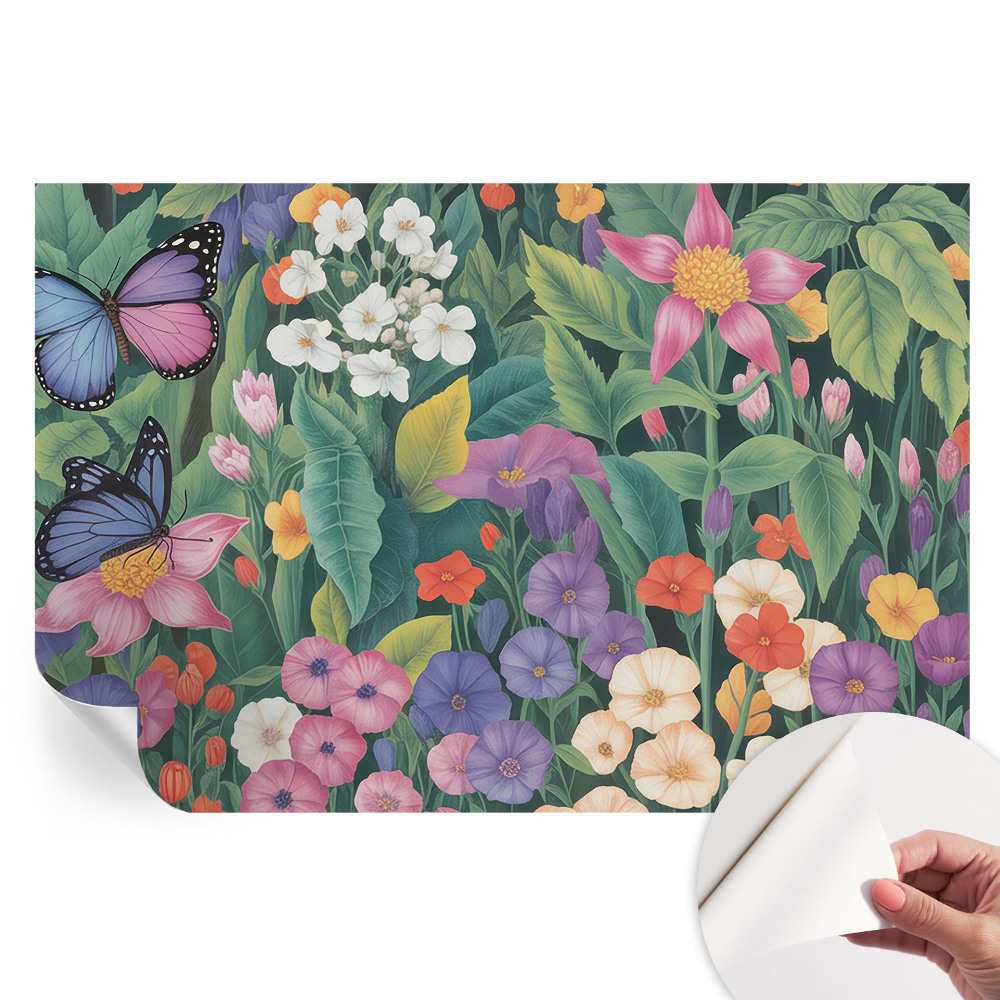 Fototapeta samoprzylepna do salonu Kwiatowa eksplozja