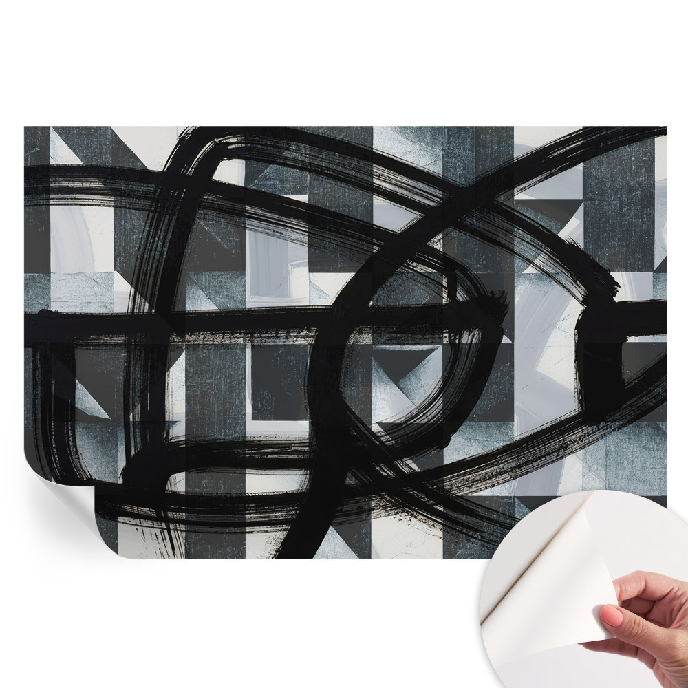 Fototapeta samoprzylepna do salonu Ekspresyjna geometria