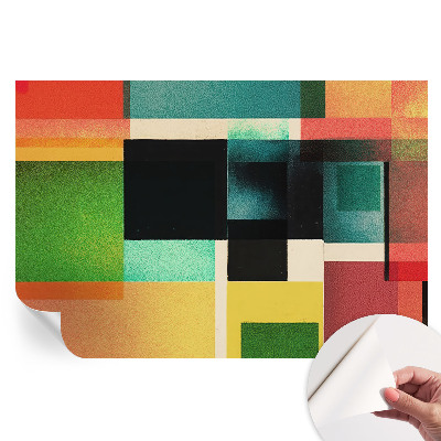 Fototapeta samoprzylepna do sypialni Geometryczna abstrakcja