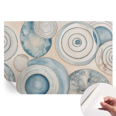 Nowoczesna fototapeta do salonu Spiralne wiry