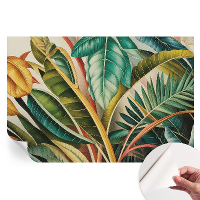 Fototapeta samoprzylepna na ścianę Egzotyczne liście