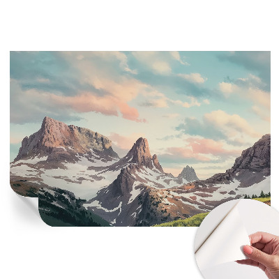 Samoprzylepna tapeta fotograficzna Górska panorama