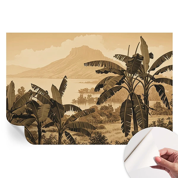 Samoprzylepna fototapeta na ścianę Tropikalna panorama