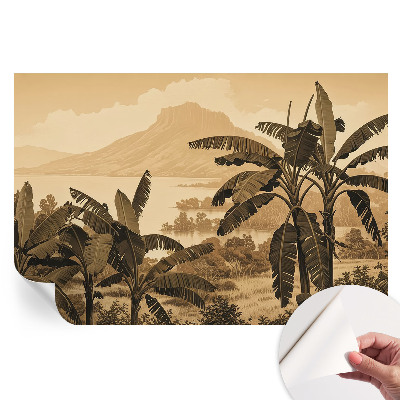 Fototapeta samoprzylepna na ścianę Tropikalna panorama