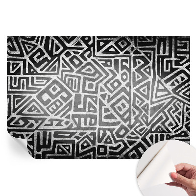 Fototapeta samoprzylepna do salonu Geometryczny labirynt
