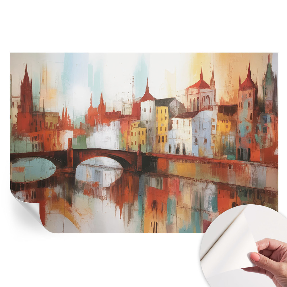 Fototapeta samoprzylepna do sypialni Miejski pejzaż