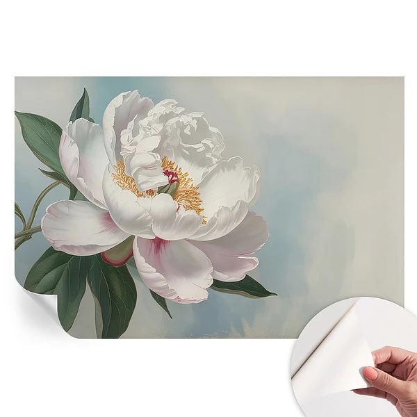 Samoprzylepna tapeta fotograficzna Piękna peonia