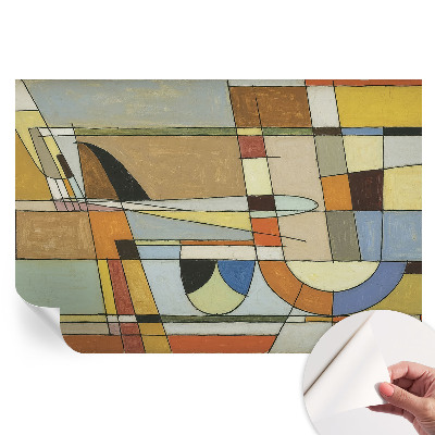 Fototapeta samoprzylepna do sypialni Geometryczna harmonia
