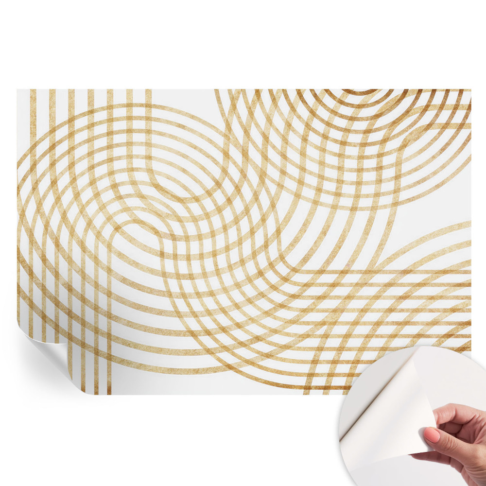 Fototapeta samoprzylepna do sypialni Geometryczne sploty