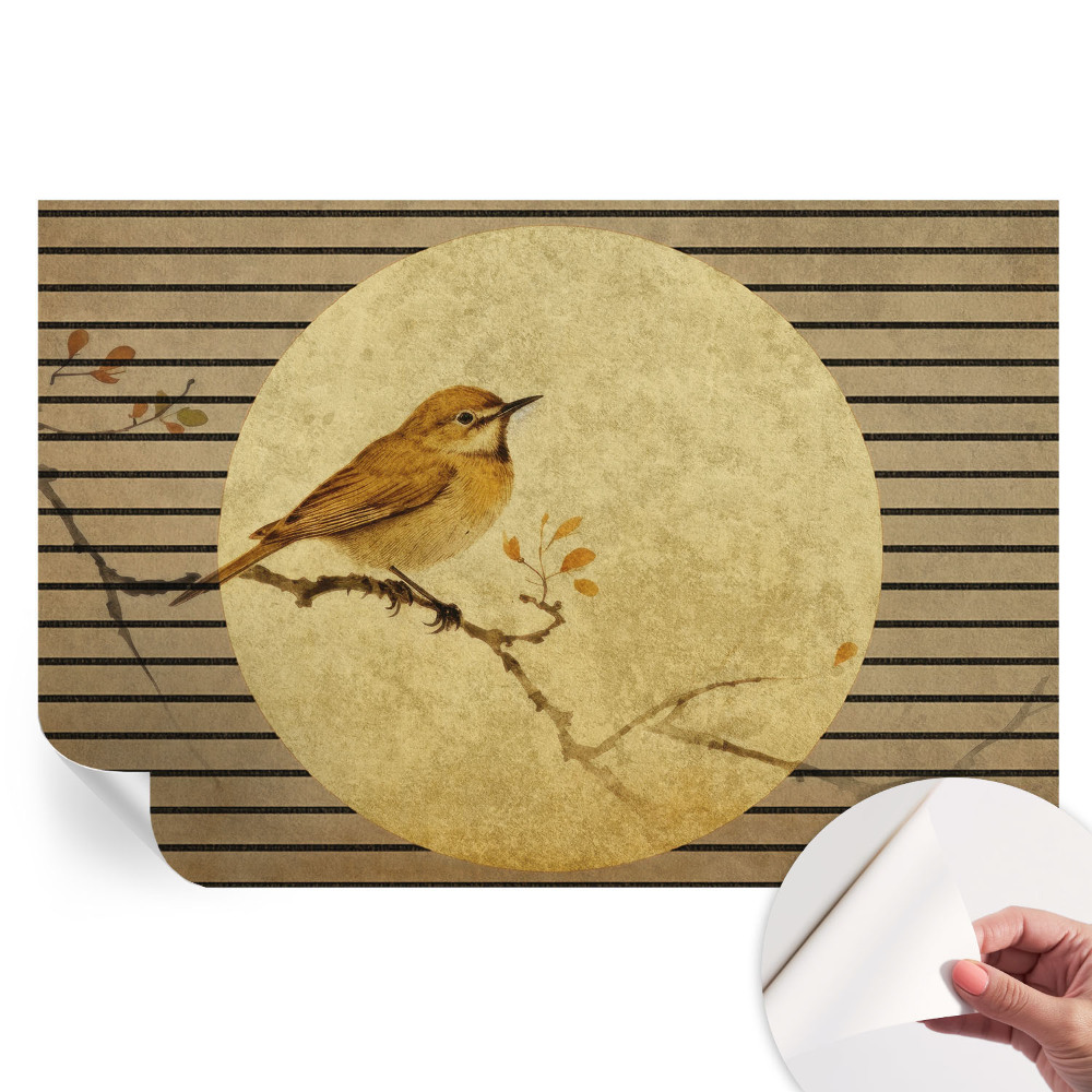 Tapeta fotograficzna samoprzylepna Ptak harmonia