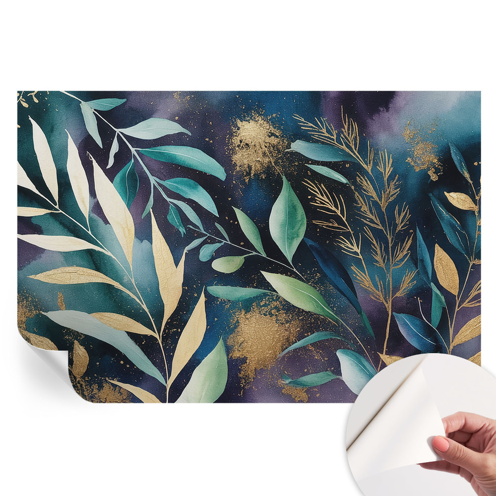 Fototapeta samoprzylepna do salonu Botaniczne liście