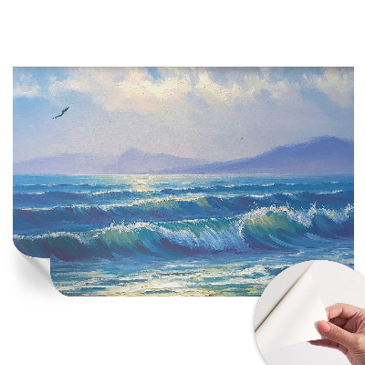 Fototapeta samoprzylepna na ścianę Morskie fale