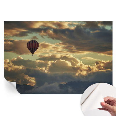 Nowoczesna fototapeta do salonu Balon w chmurach