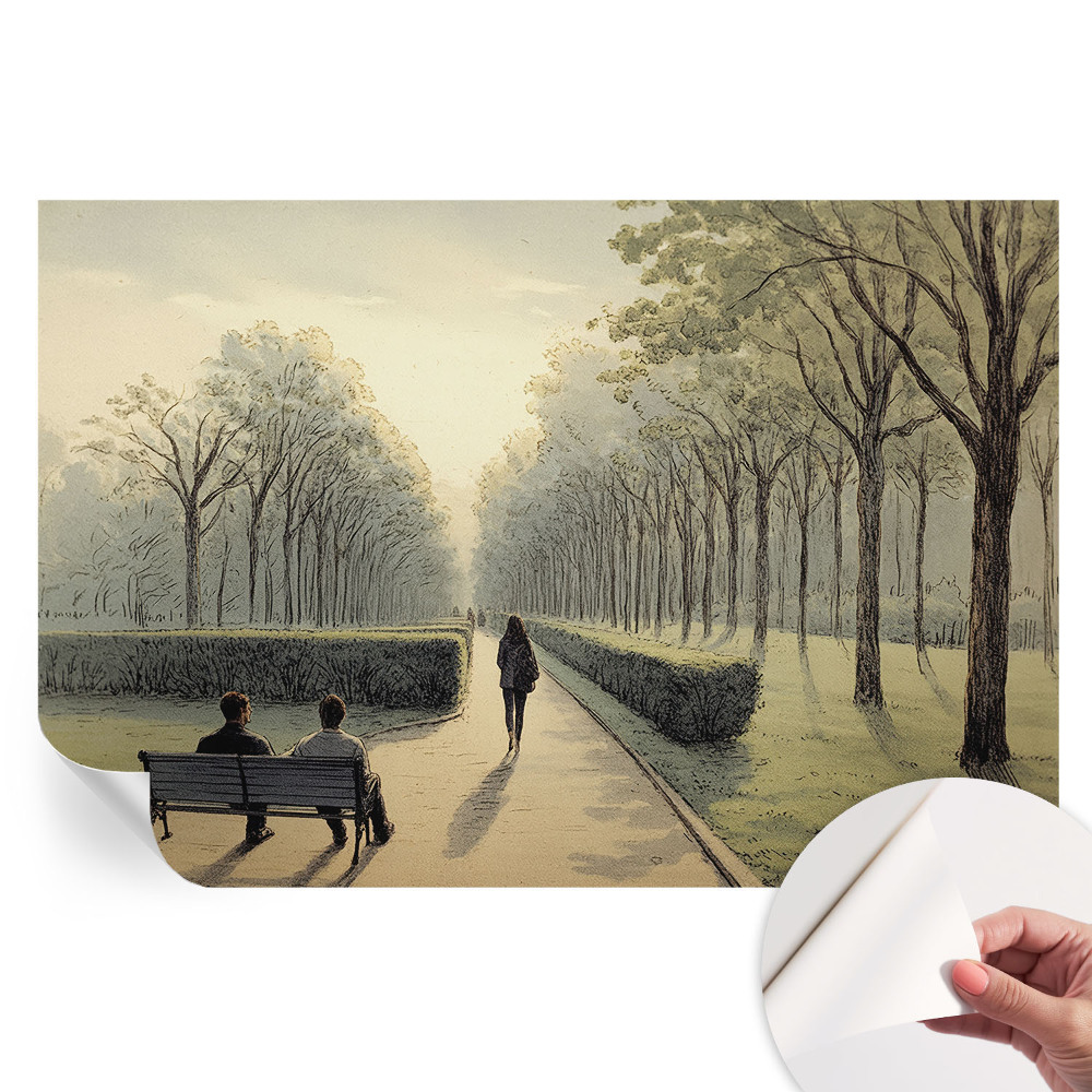 Fototapeta samoprzylepna na ścianę Parkowy spokój