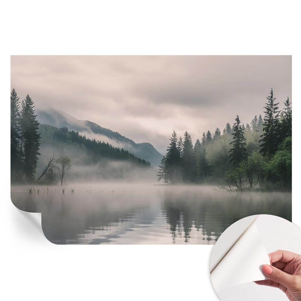 Tapeta fotograficzna samoprzylepna Nastrojowe jezioro