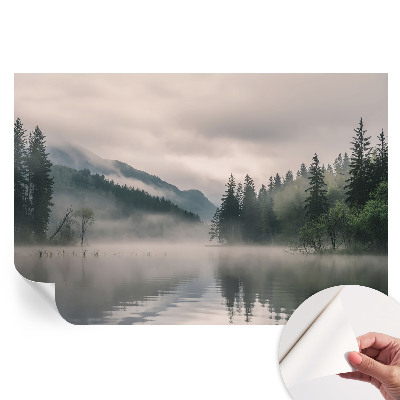 Tapeta fotograficzna samoprzylepna Nastrojowe jezioro