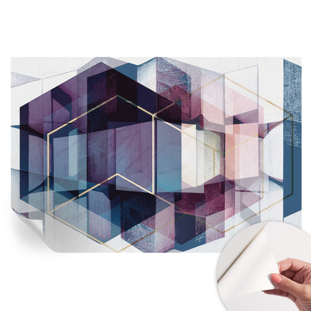 Fototapeta samoprzylepna do salonu Geometryczne sześciany