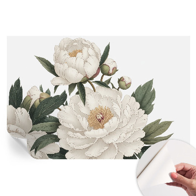 Fototapeta samoprzylepna na ścianę Białe peonie