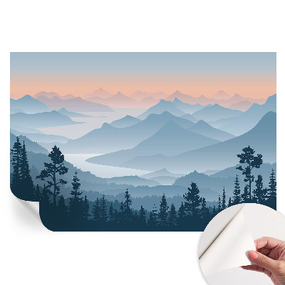 Fototapeta samoprzylepna do sypialni Górska panorama