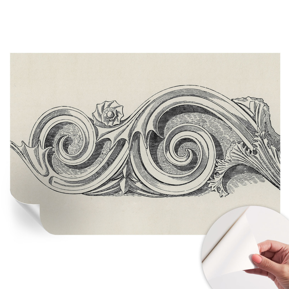 Fototapeta samoprzylepna na ścianę Ornament roślinny