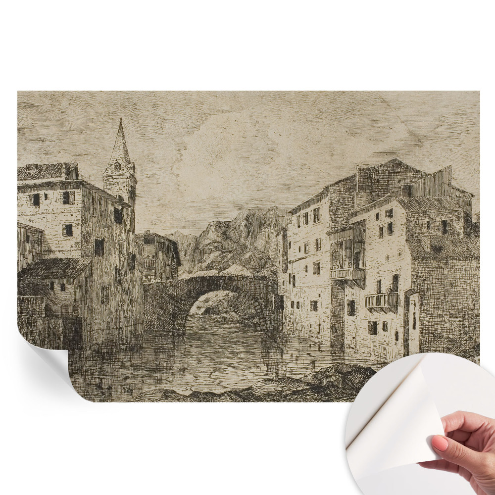 Fototapeta samoprzylepna do sypialni Miejska panorama