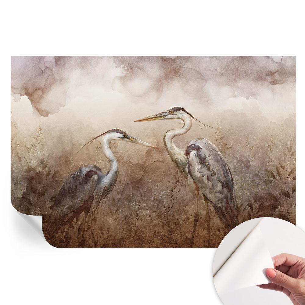 Tapeta fotograficzna samoprzylepna Eleganckie ptaki