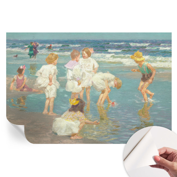 Nowoczesna fototapeta do salonu Plażowe dzieciństwo