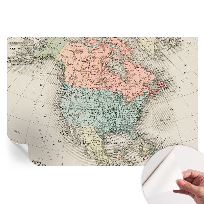Fototapeta samoprzylepna na ścianę Historyczna mapa
