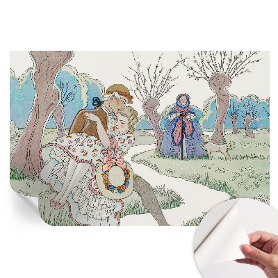 Fototapeta samoprzylepna na ścianę Romantyczna scena
