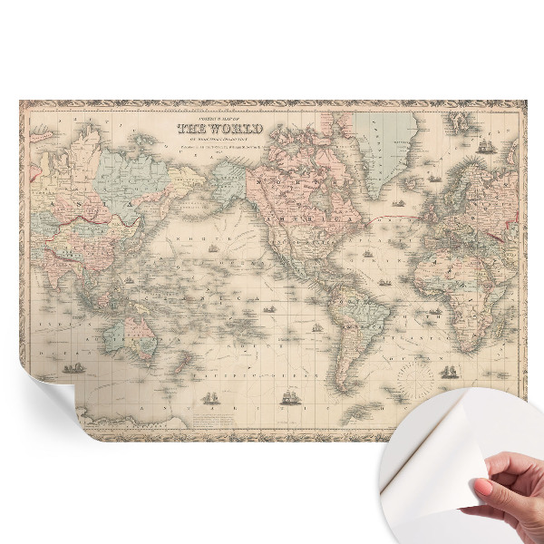 Fototapeta samoprzylepna na ścianę Historyczna mapa