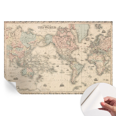 Fototapeta samoprzylepna na ścianę Historyczna mapa