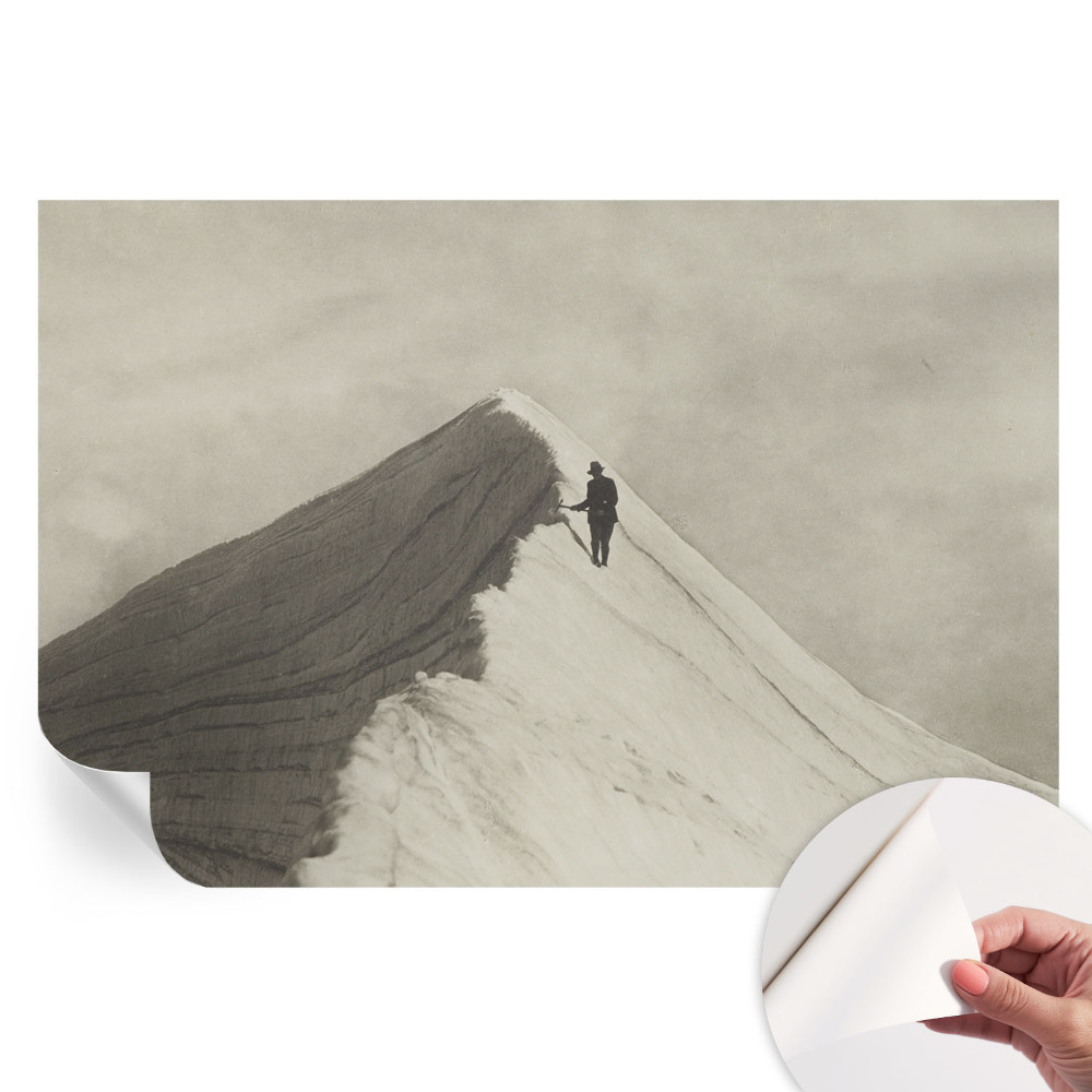 Fototapeta samoprzylepna na ścianę Samotny wspinacz