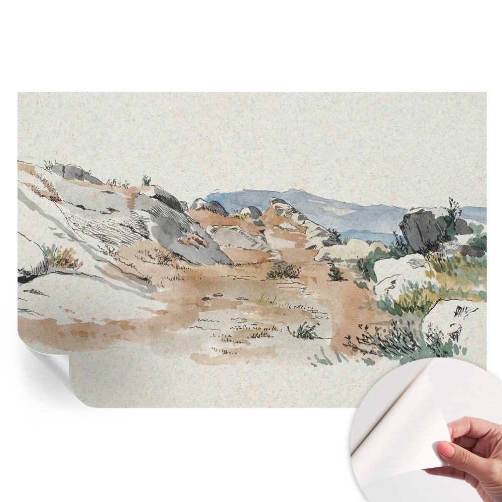 Tapeta fotograficzna samoprzylepna Krajobraz skalny