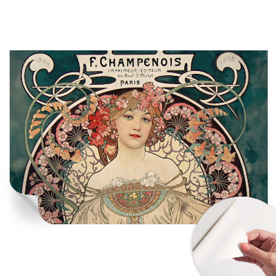 Fototapeta samoprzylepna do sypialni Kwiatowa symetria