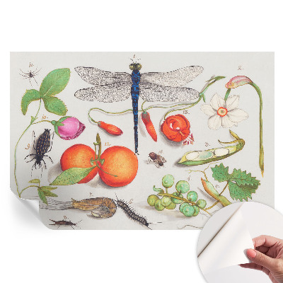 Fototapeta samoprzylepna do sypialni Przyrodnicza ilustracja
