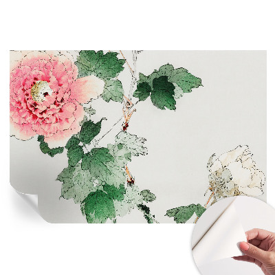 Nowoczesna fototapeta do salonu Kwiatowa subtelność