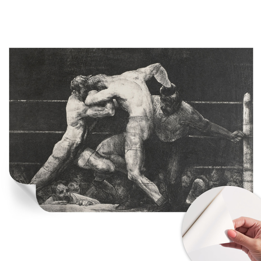 Nowoczesna fototapeta do salonu Pojedynek bokserów