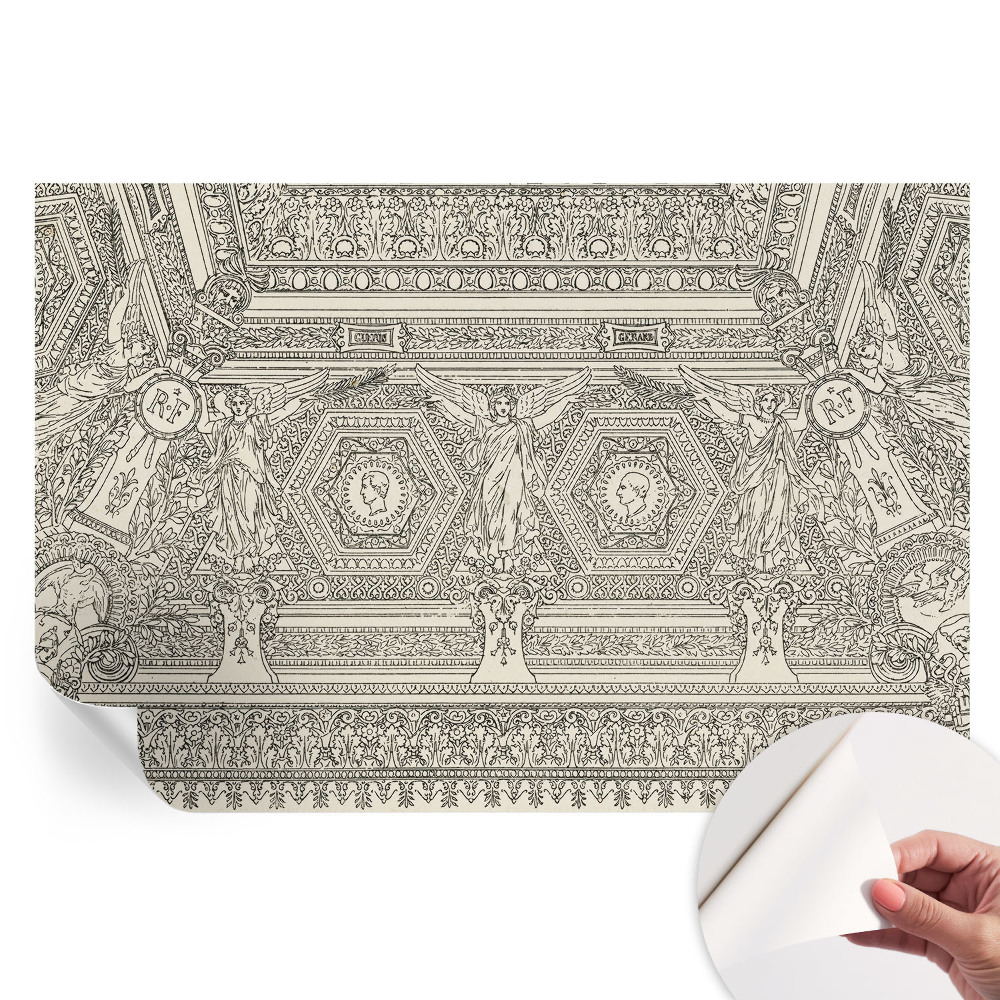 Fototapeta samoprzylepna do sypialni Ornament klasyczny