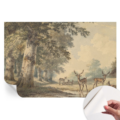 Fototapeta samoprzylepna na ścianę Leśny spokój