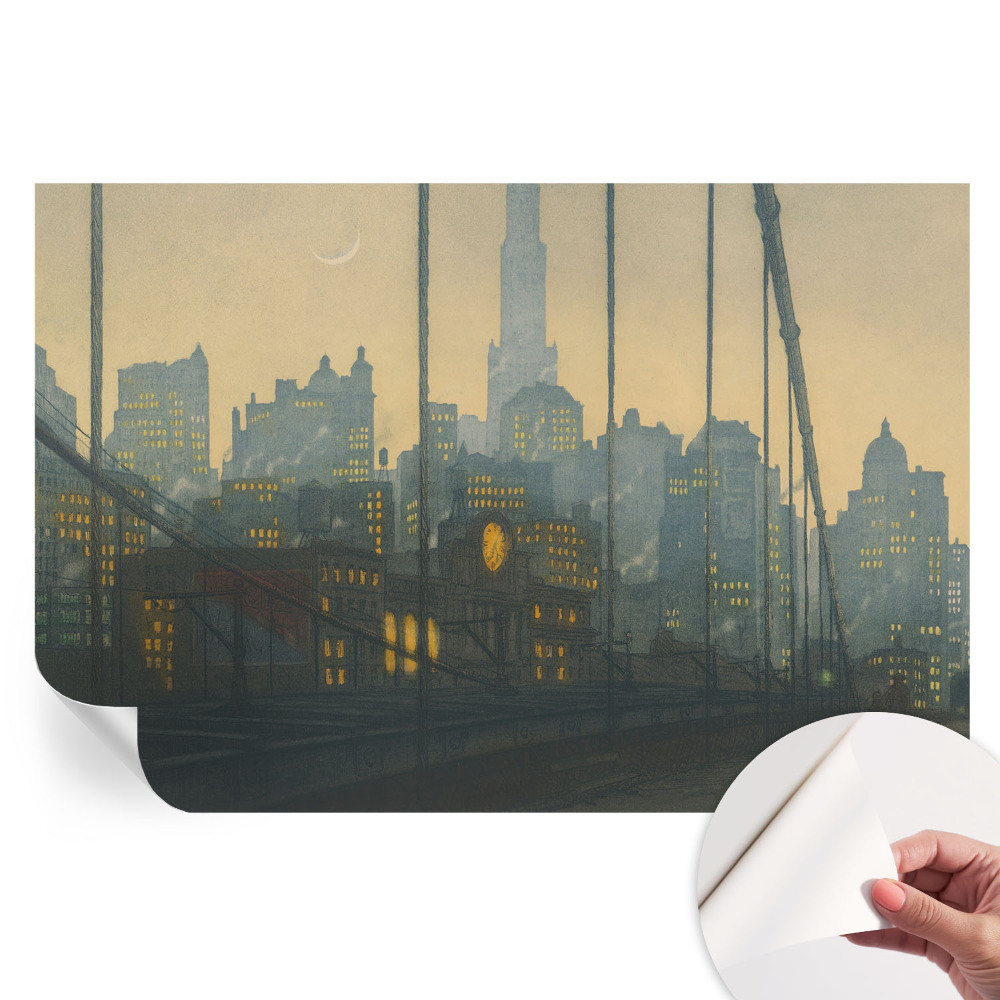 Samoprzylepna fototapeta na ścianę Wieczorna panorama